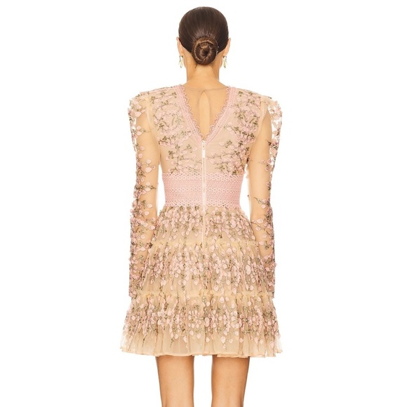 NWT Bronx and Banco Megan Rose Embroidered Mini Dress Size Small - Picture 16 of 16